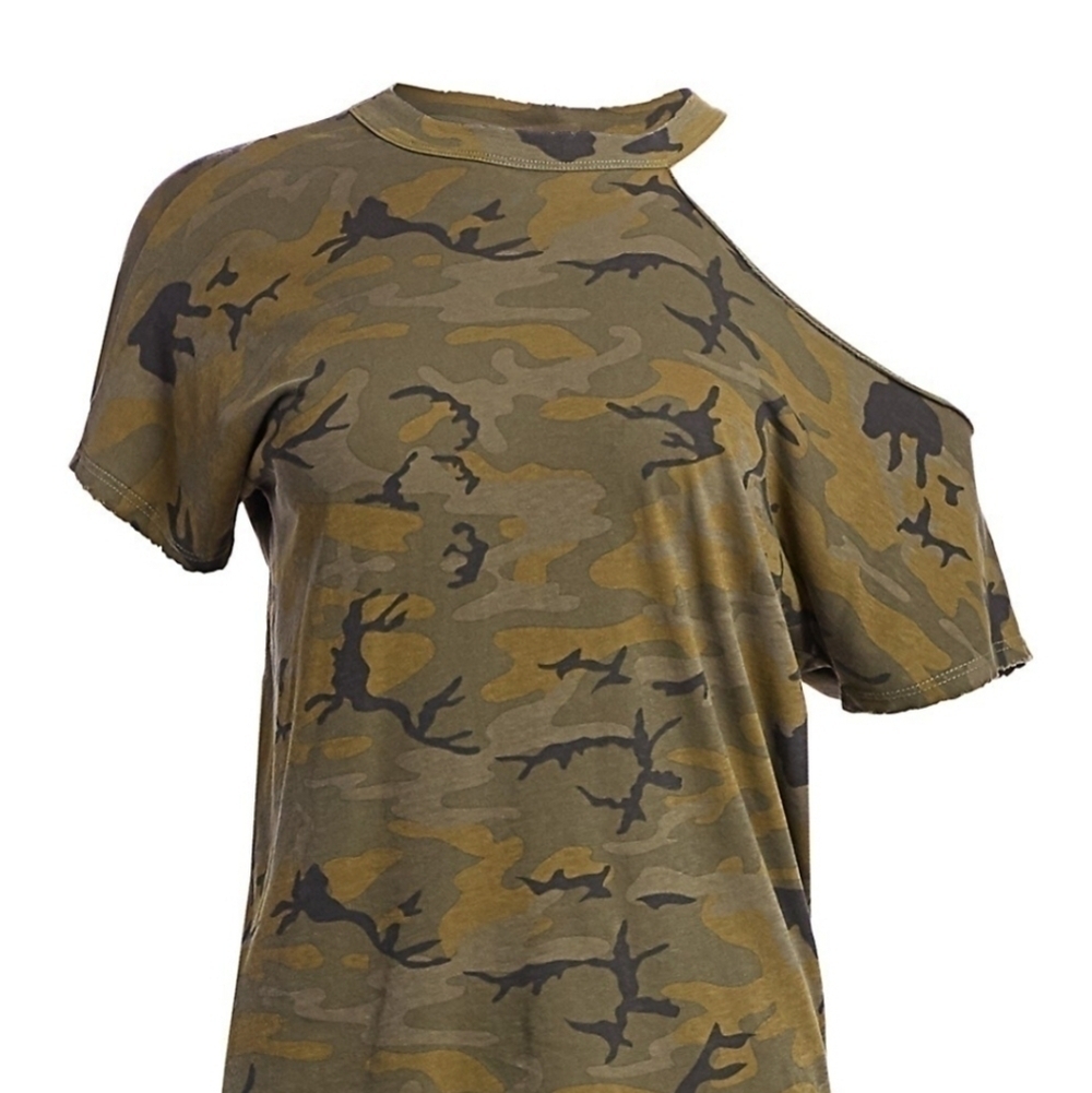 n:PHILANTHROPY Flamingo Cutout Camouflage Top - Picture 6 of 15
